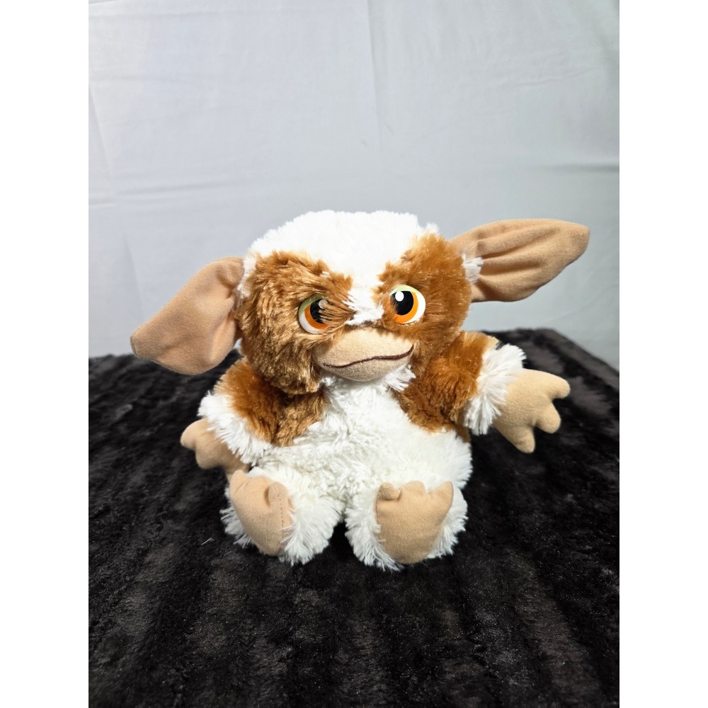 Gremlins Gizmo Plush Stuffed Animal Toy Brown White Mogwai Official Movie Merch